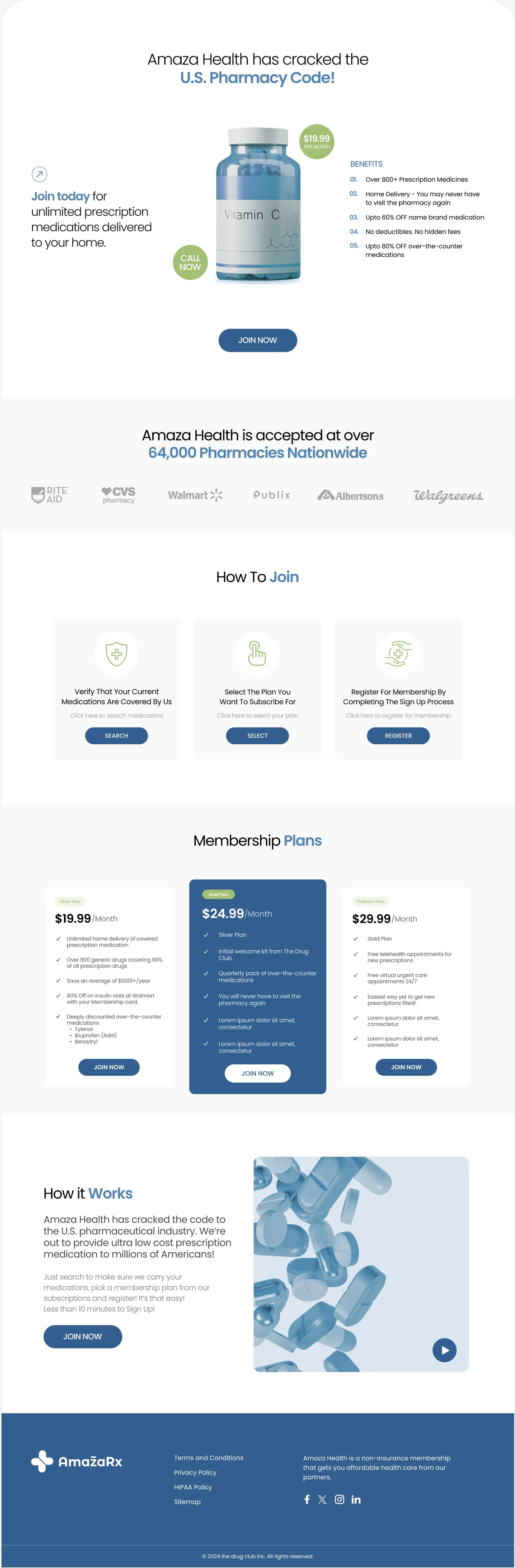 AmazaRx page design 1