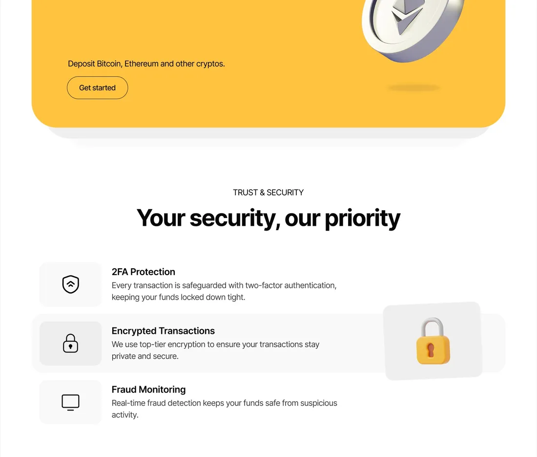 Crypto / Web3 design detail