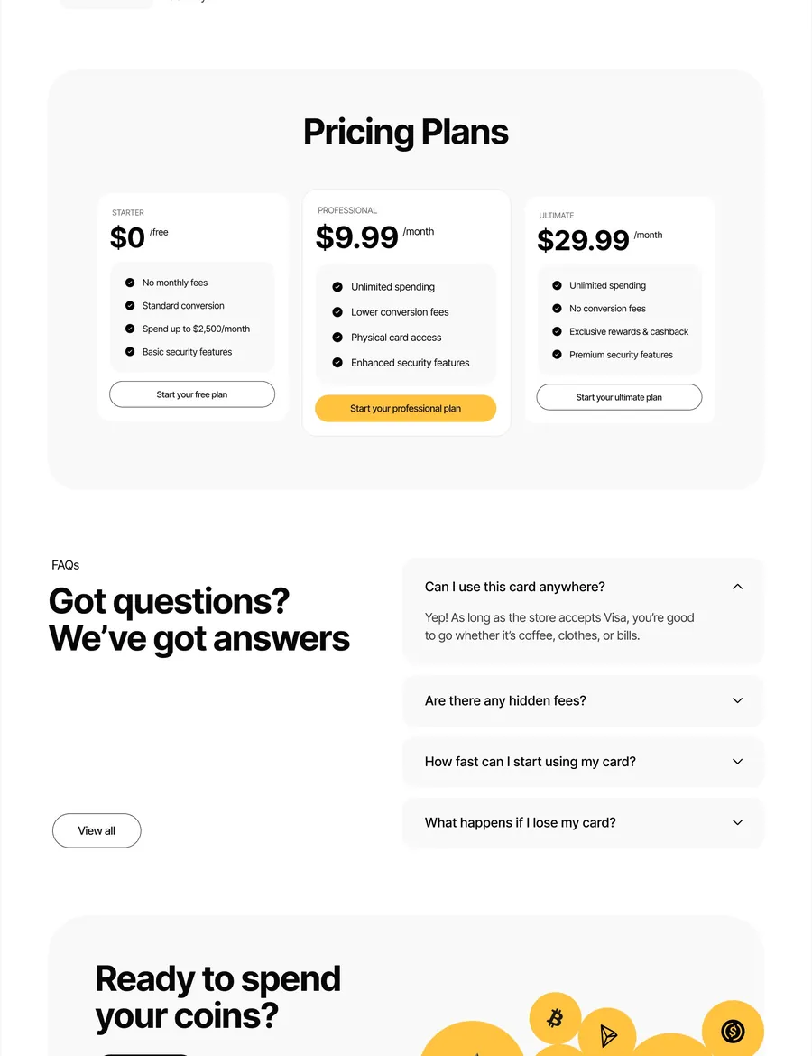 Crypto / Web3 screen 2