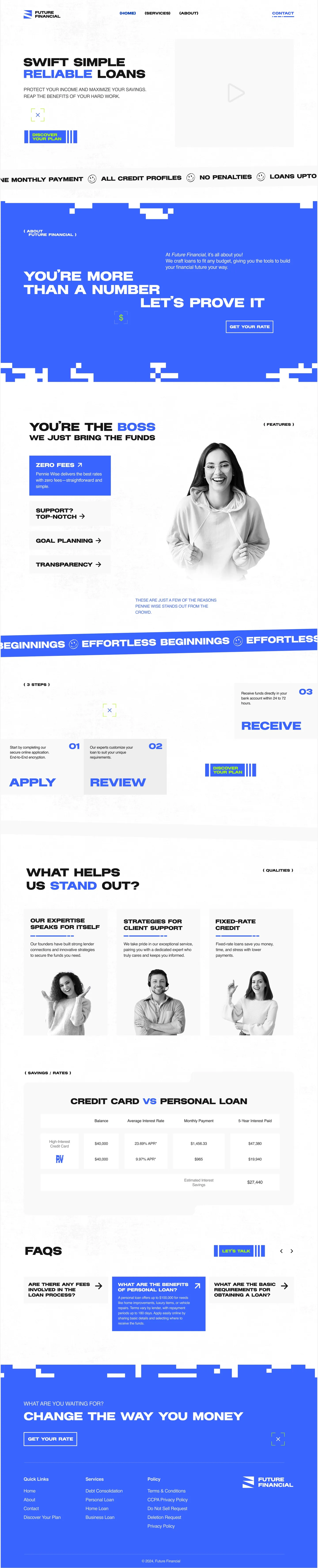 Future Financial page design 1
