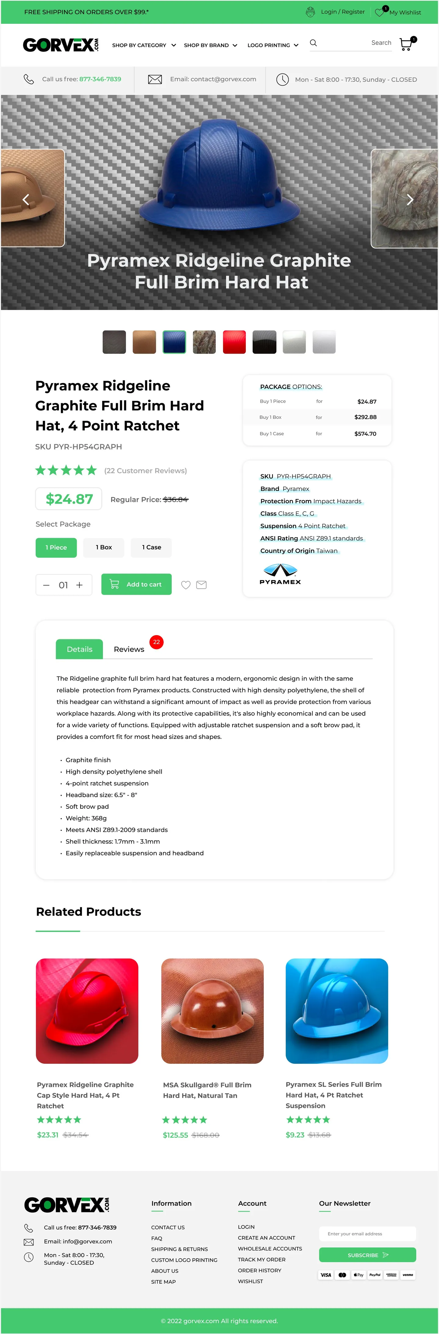 Gorvex page design 2