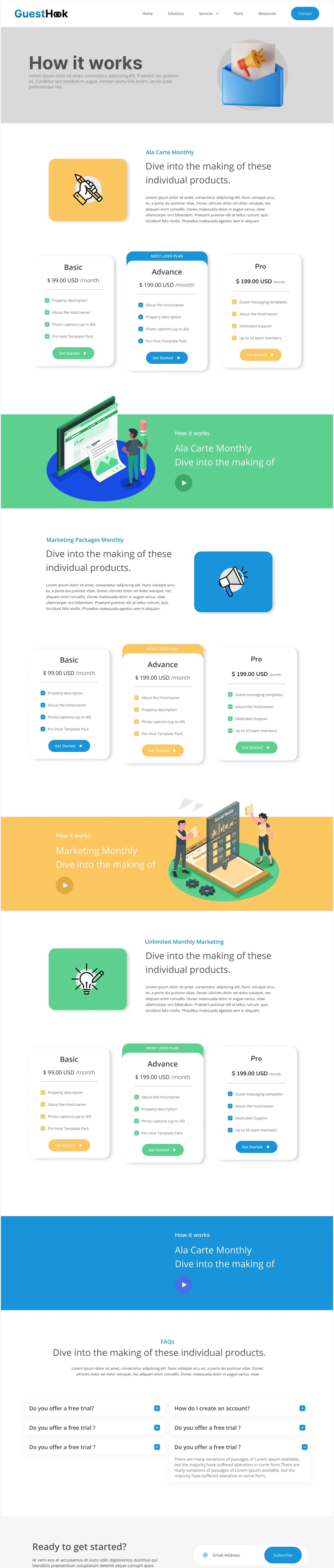 GuestHook page design 2