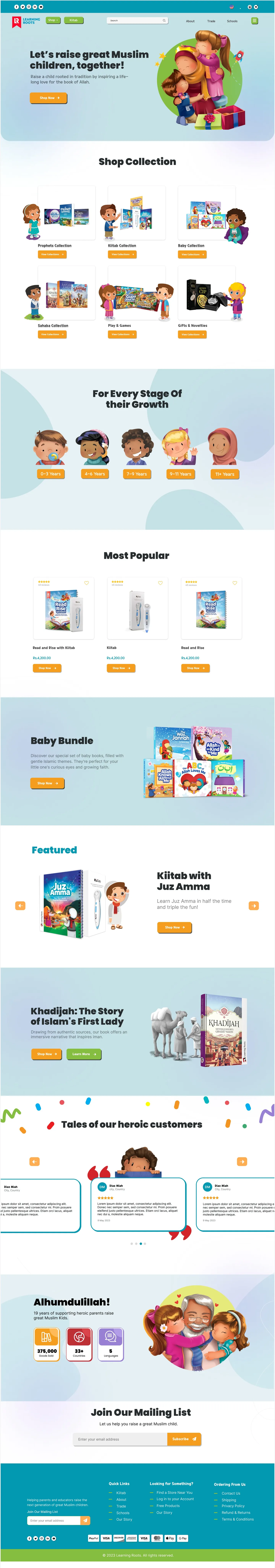 Learning Roots page design 1