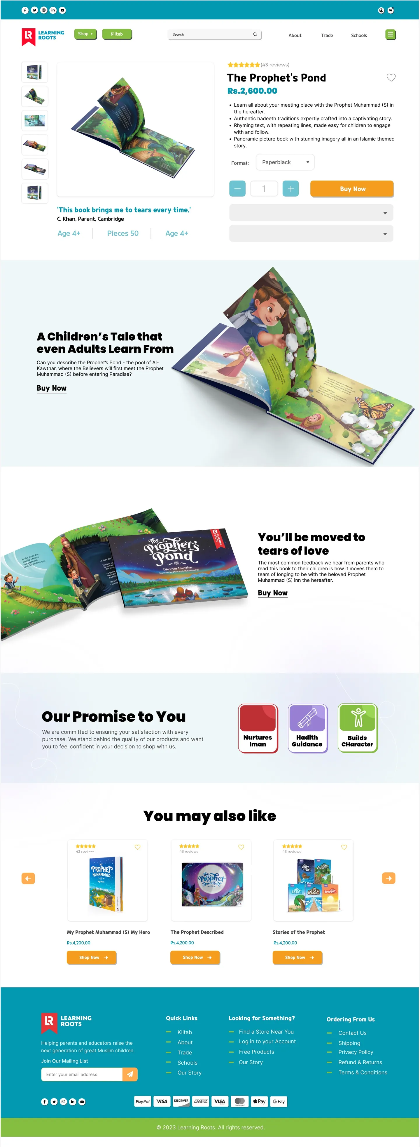 Learning Roots page design 4
