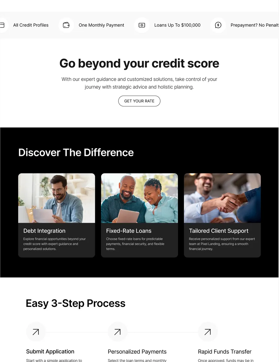 Pixel Lending screen 3